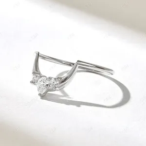 0.21CTW Natural Diamond Tiara Arch Wedding Band