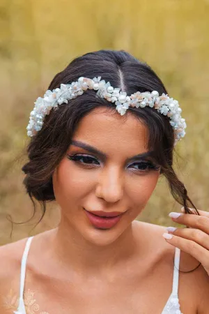 2025 Boho Turquoise Raw Stone Tiara Wide Bridal Headbands Crystal Crown Wedding Accessories 2025 Boho Turquoise Raw Stone Tiara Wide Bridal Headbands Crystal Crown Wedding Accessories