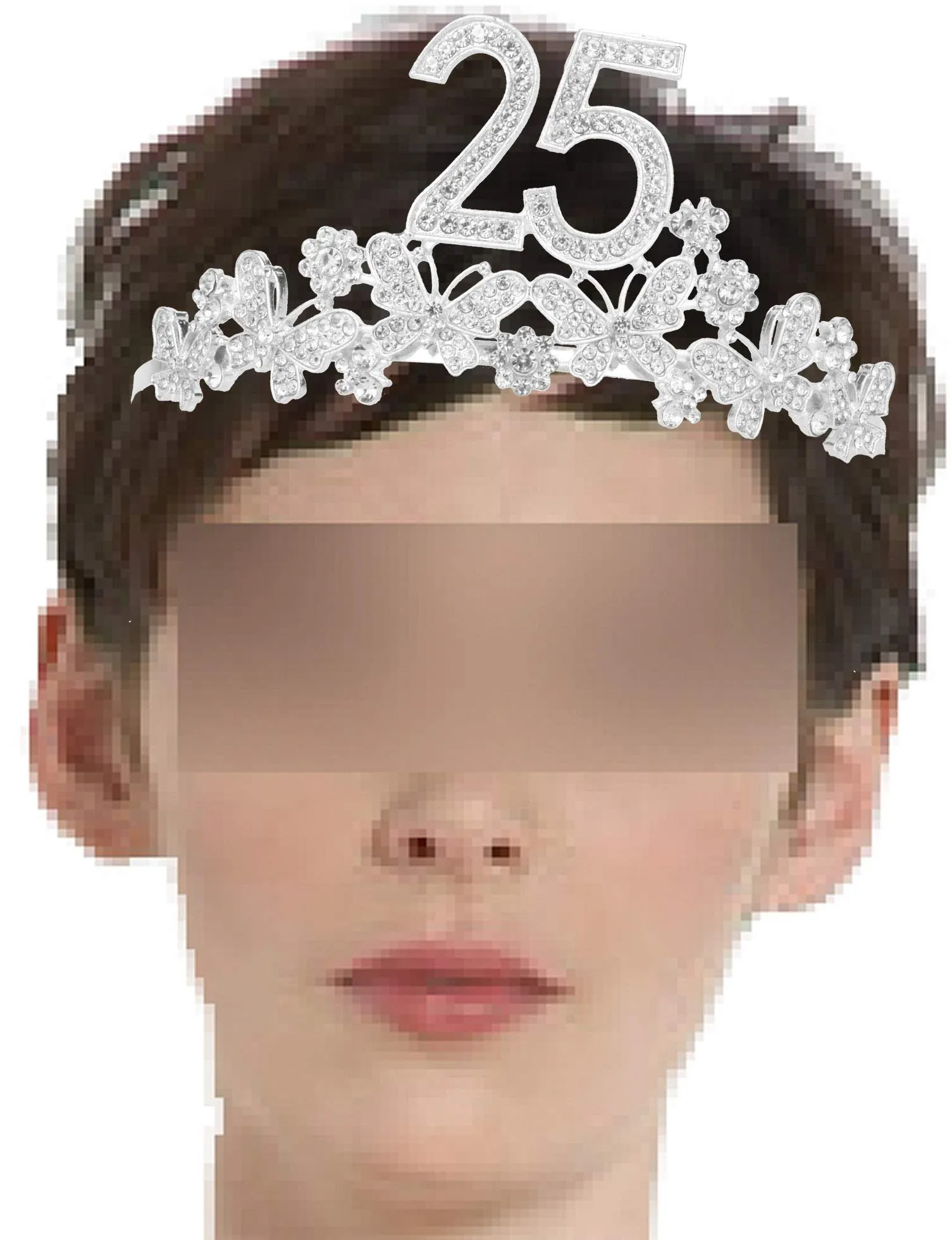 25th Birthday Gifts for Women, 25th Birthday Tiara and Sash, Its My 25th Birthday Sash