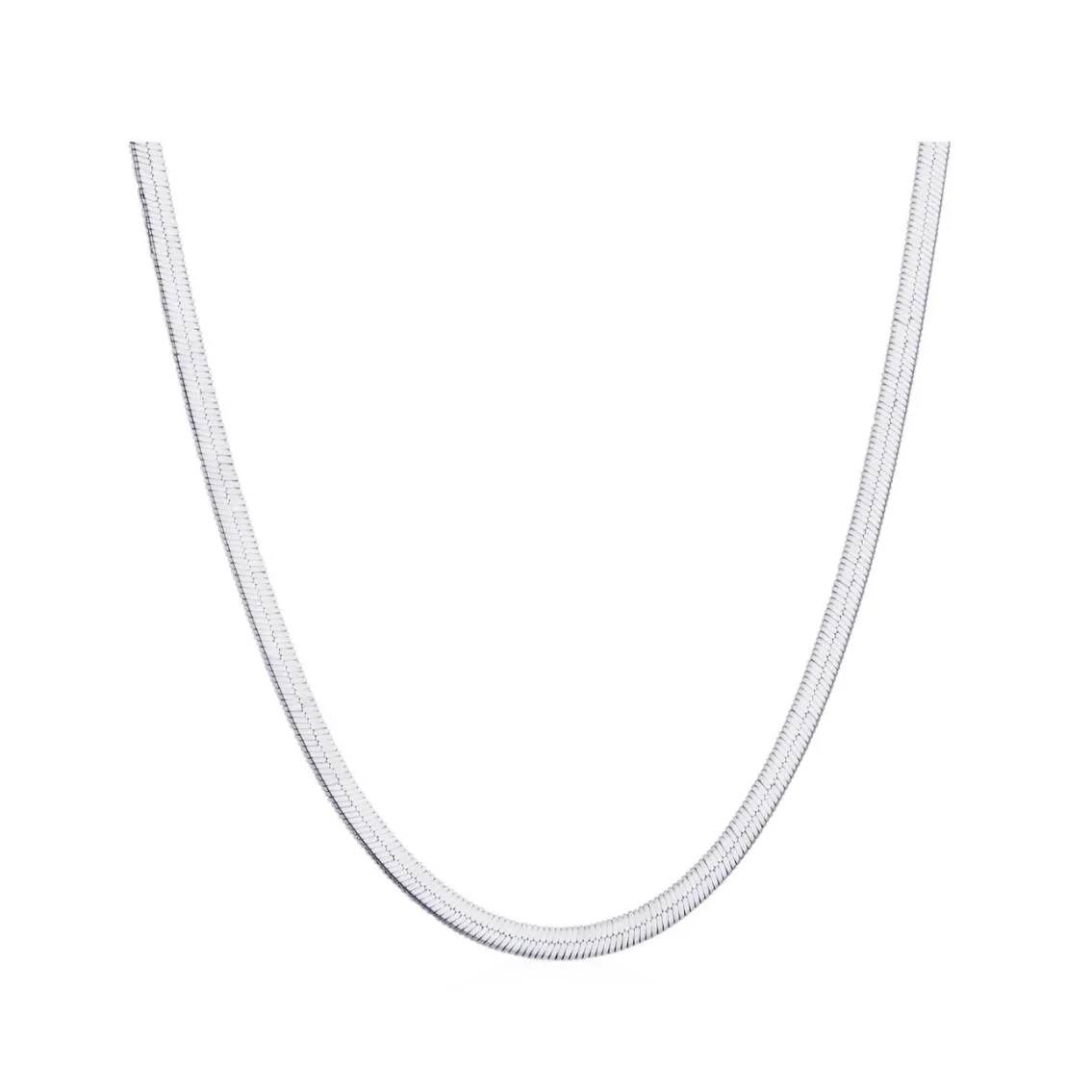 3.1mm Width Herringbone Snake Chain Necklace