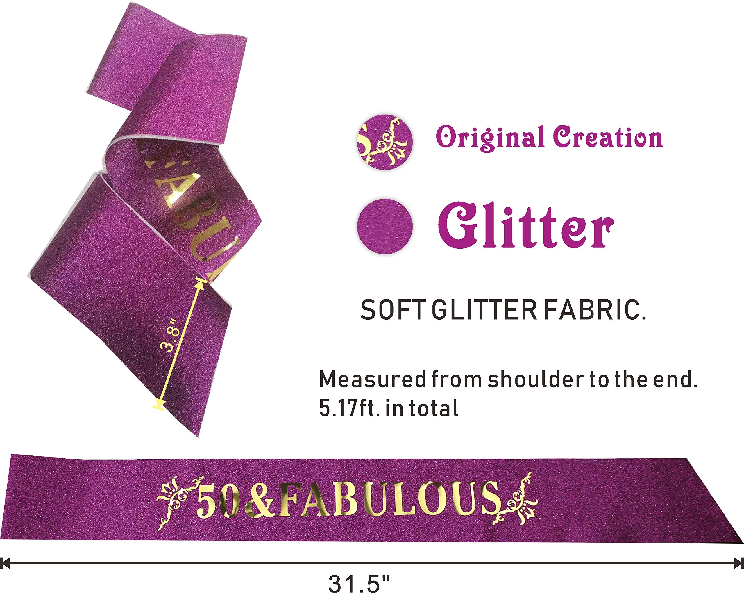 50 Birthday,50th Birthday Gifts for Women,50th Birthday Tiara Purple,50 and Fabulous,50