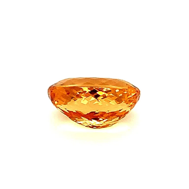 7.16 Carat Precious Topaz Oval, Unset Loose 3-Stone Ring, Pendant Necklace Gem