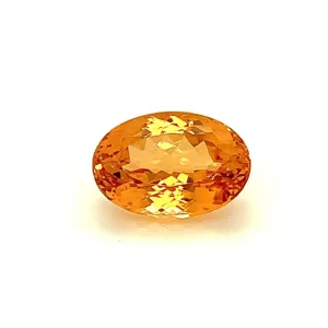 7.16 Carat Precious Topaz Oval, Unset Loose 3-Stone Ring, Pendant Necklace Gem