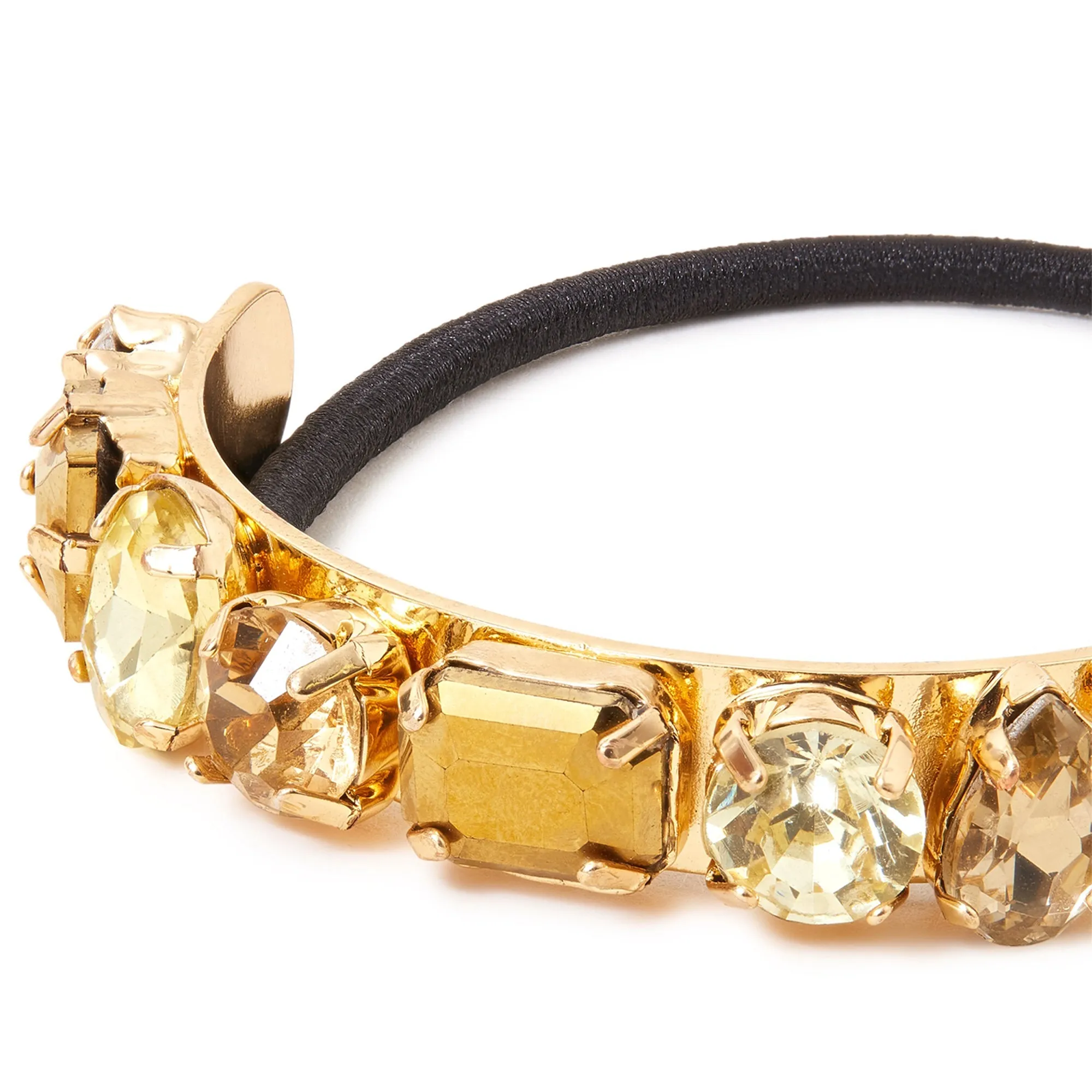 Accessorize London Gold Gem Barrette Hair Band