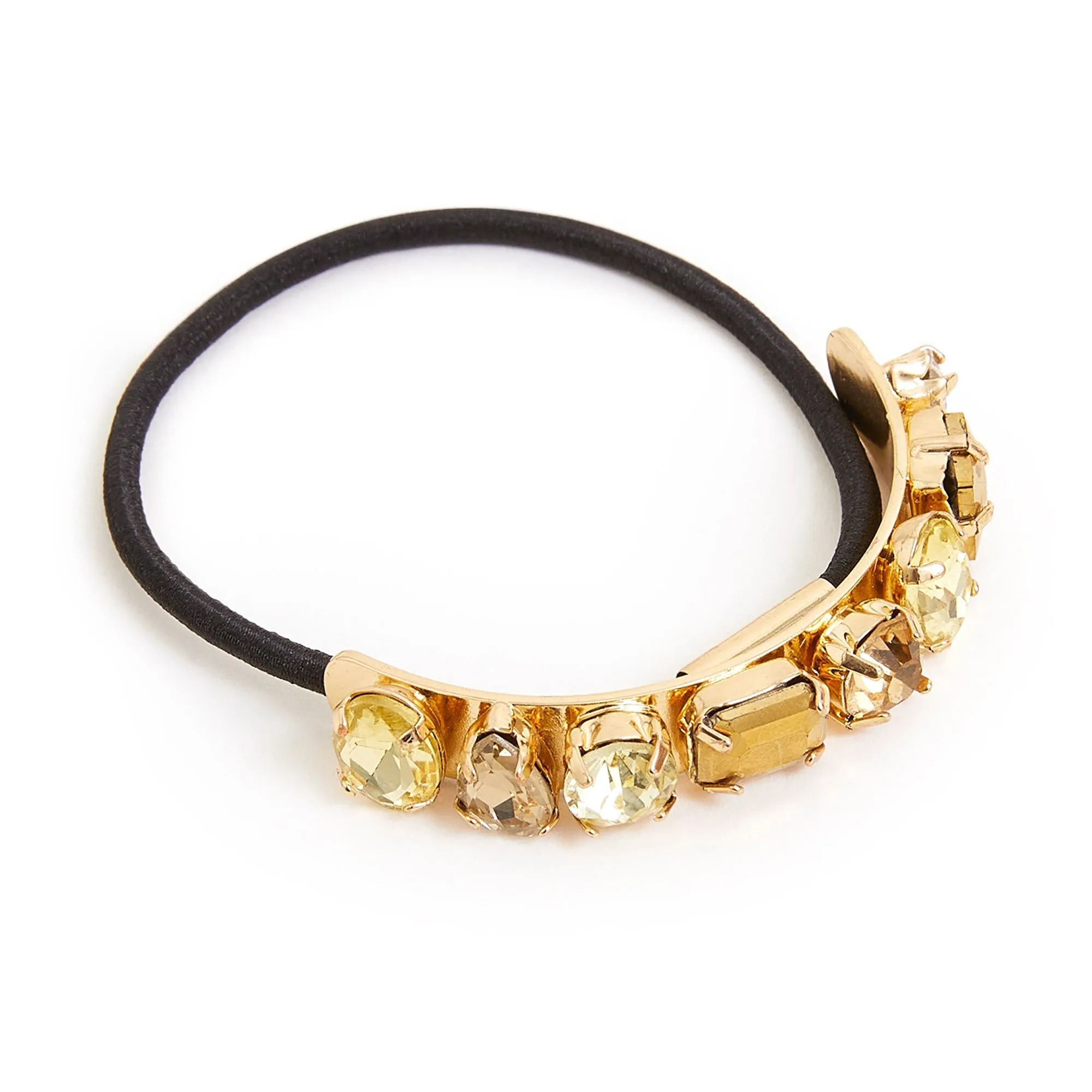 Accessorize London Gold Gem Barrette Hair Band