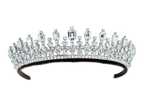 Andrew Prince by Crislu Emerald and Round Cut Tiara
