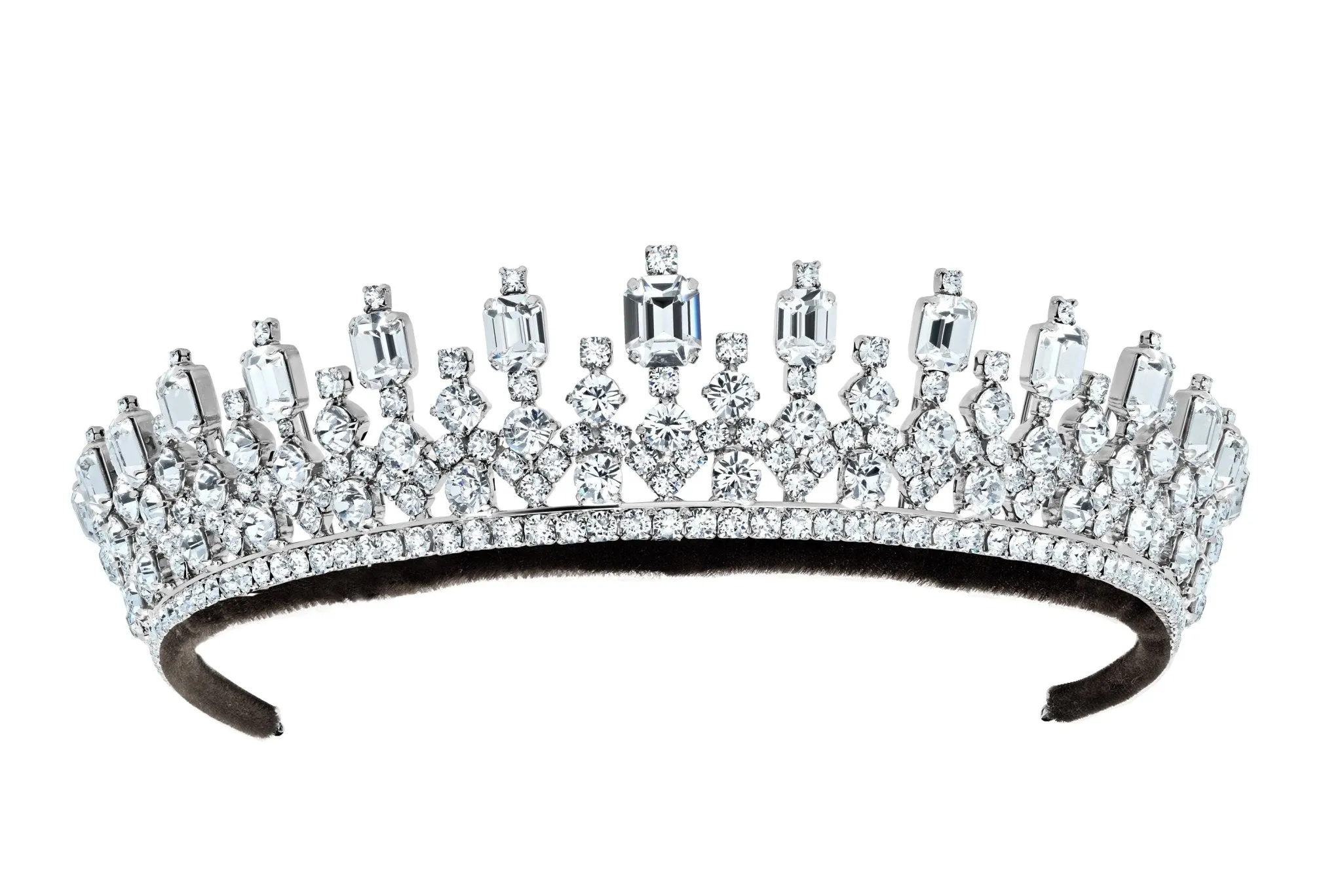 Andrew Prince by Crislu Emerald and Round Cut Tiara