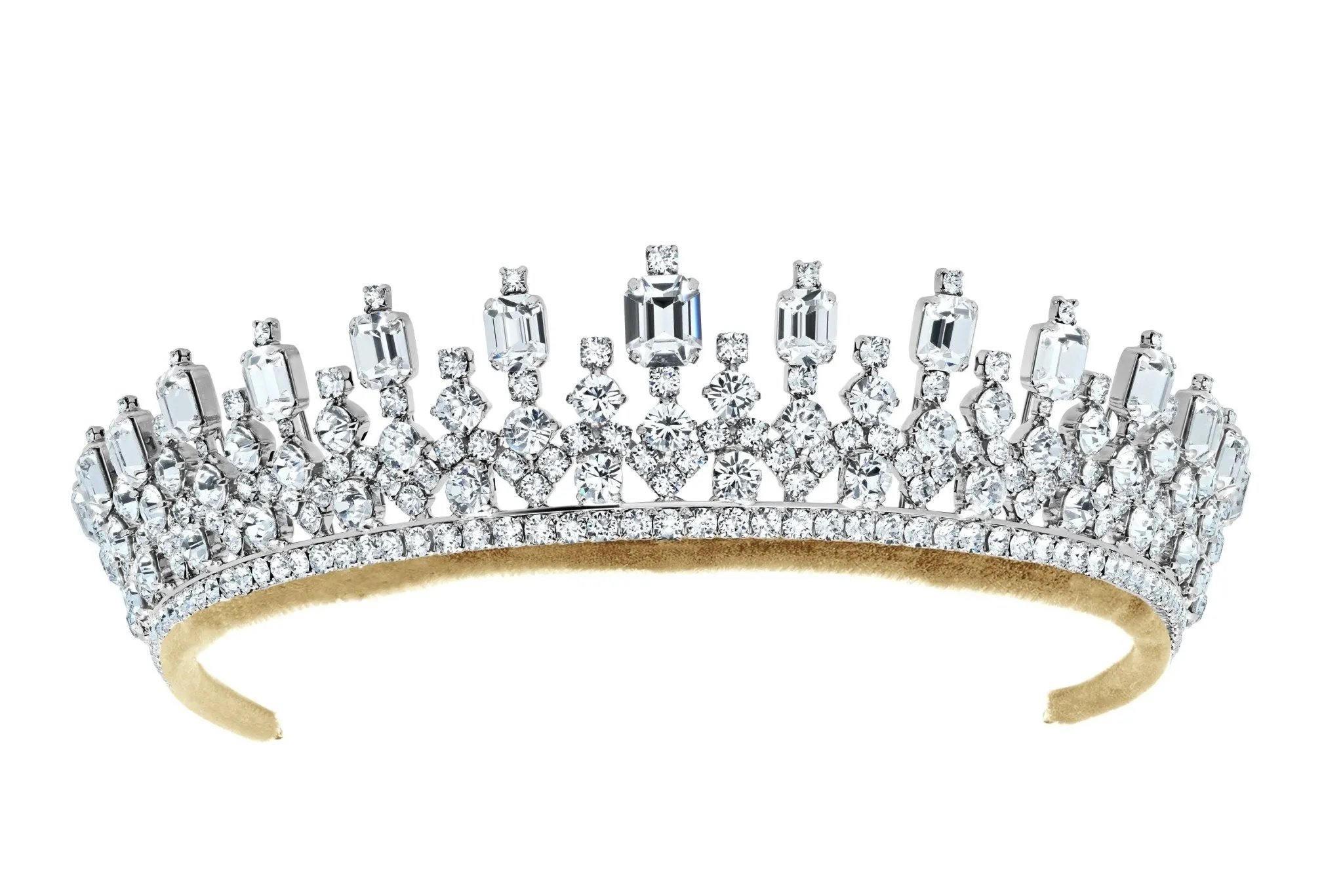 Andrew Prince by Crislu Emerald and Round Cut Tiara