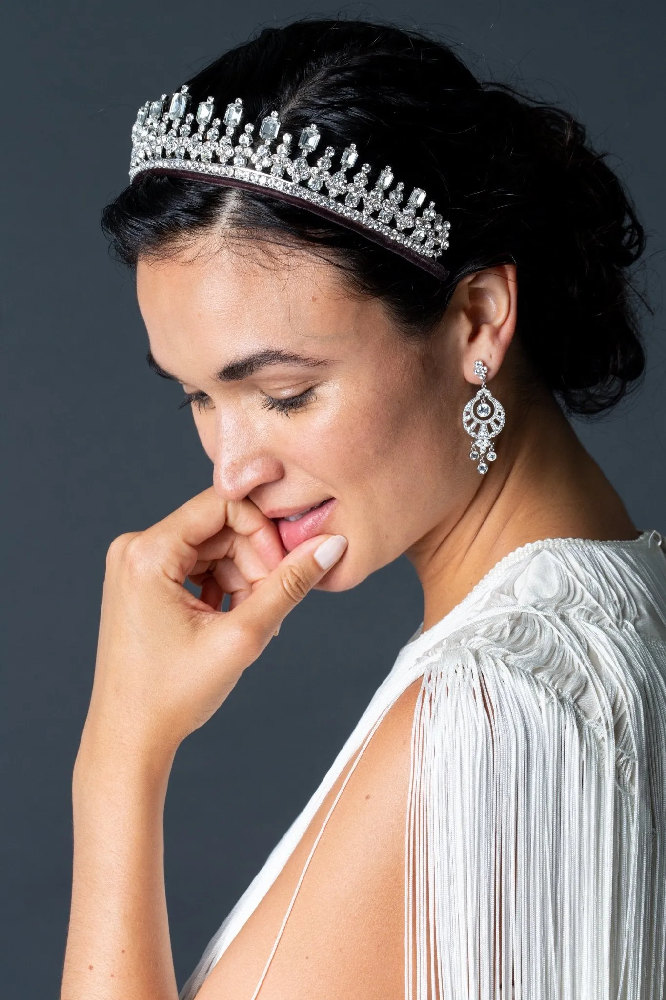 Andrew Prince by Crislu Emerald and Round Cut Tiara