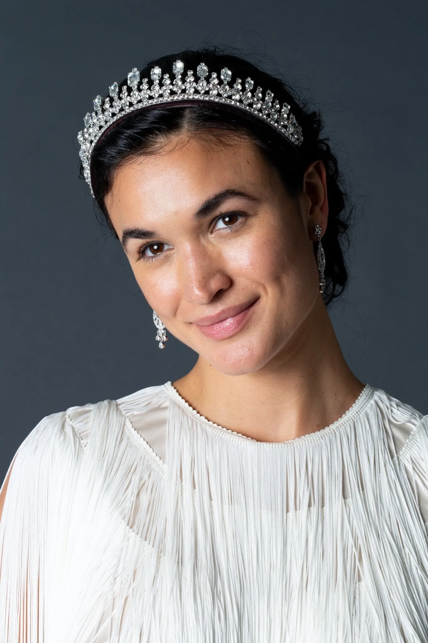 Andrew Prince by Crislu Emerald and Round Cut Tiara