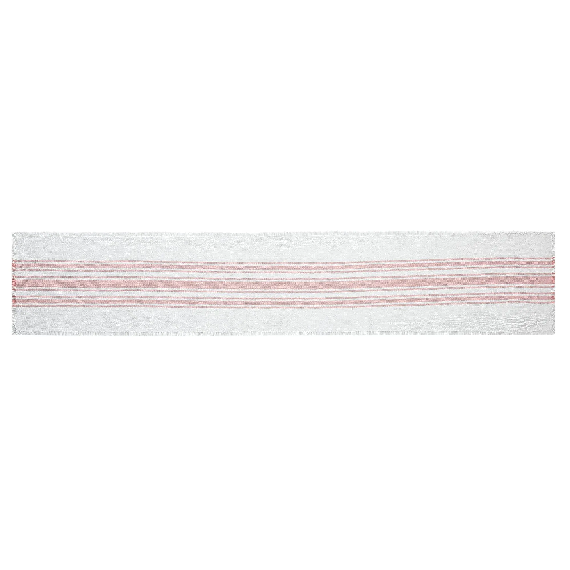 Antique White Stripe Coral Indoor/Outdoor Runner 12x72"