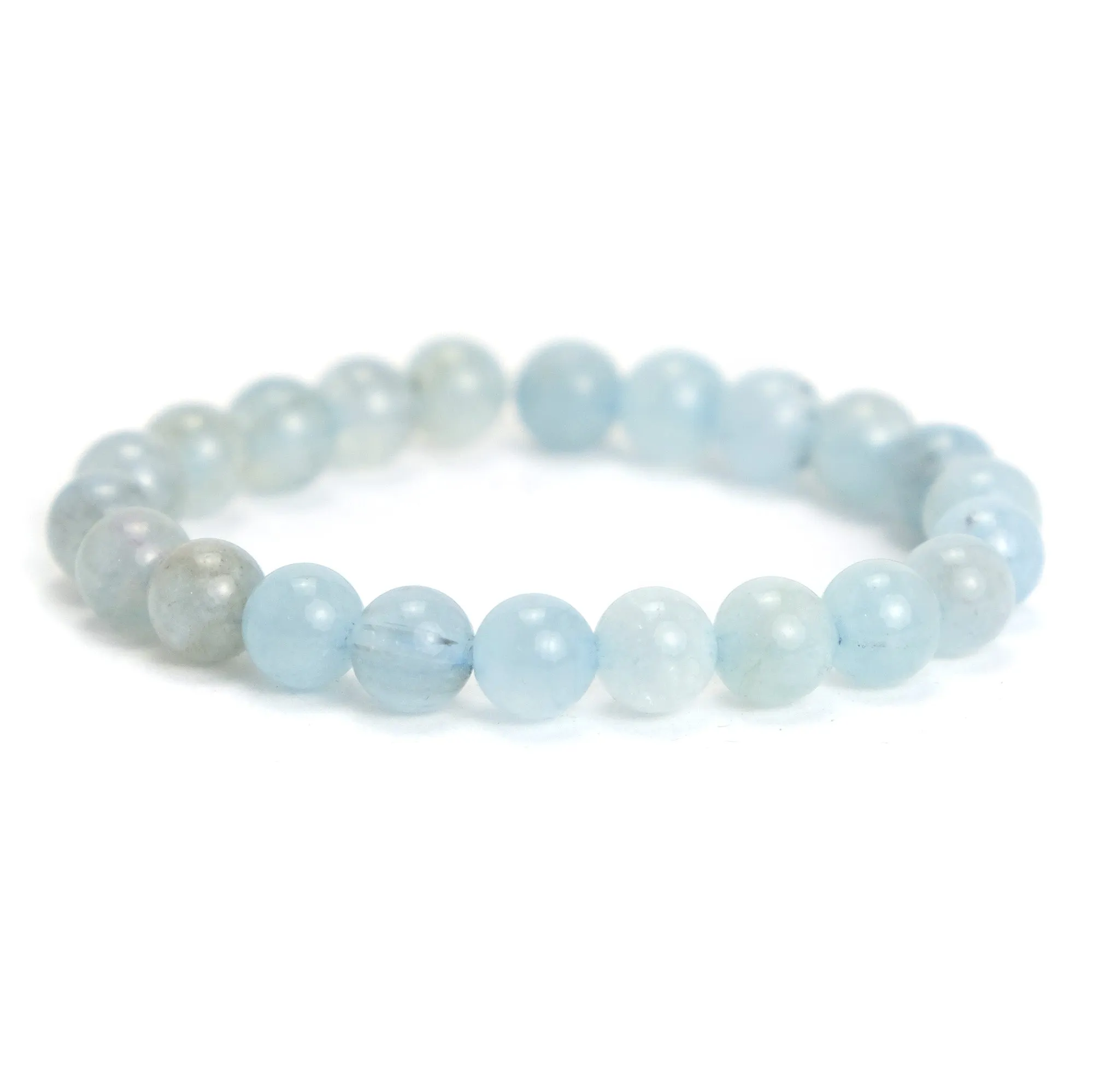 Aquamarine 8mm Stretch Bracelet