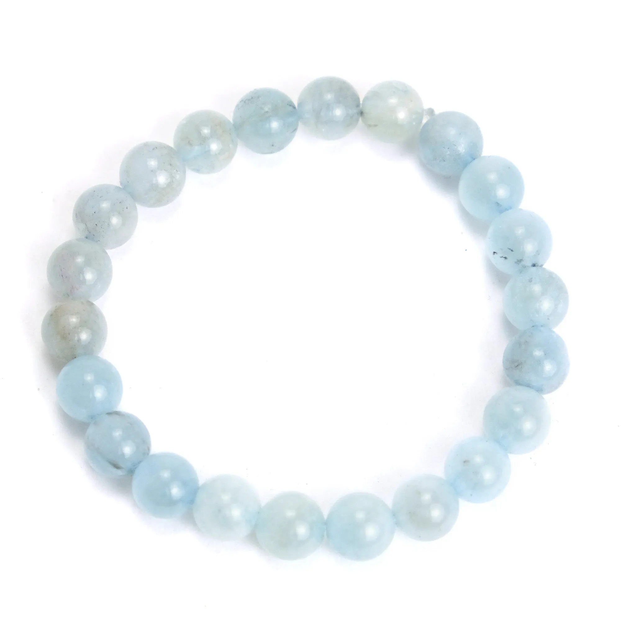 Aquamarine 8mm Stretch Bracelet