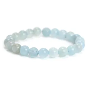 Aquamarine 8mm Stretch Bracelet