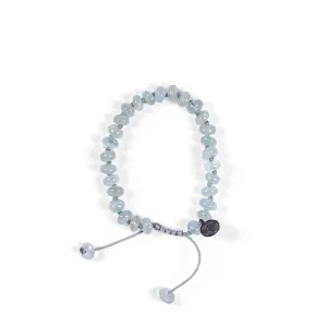 Aquamarine Smooth Bracelet - 8mm