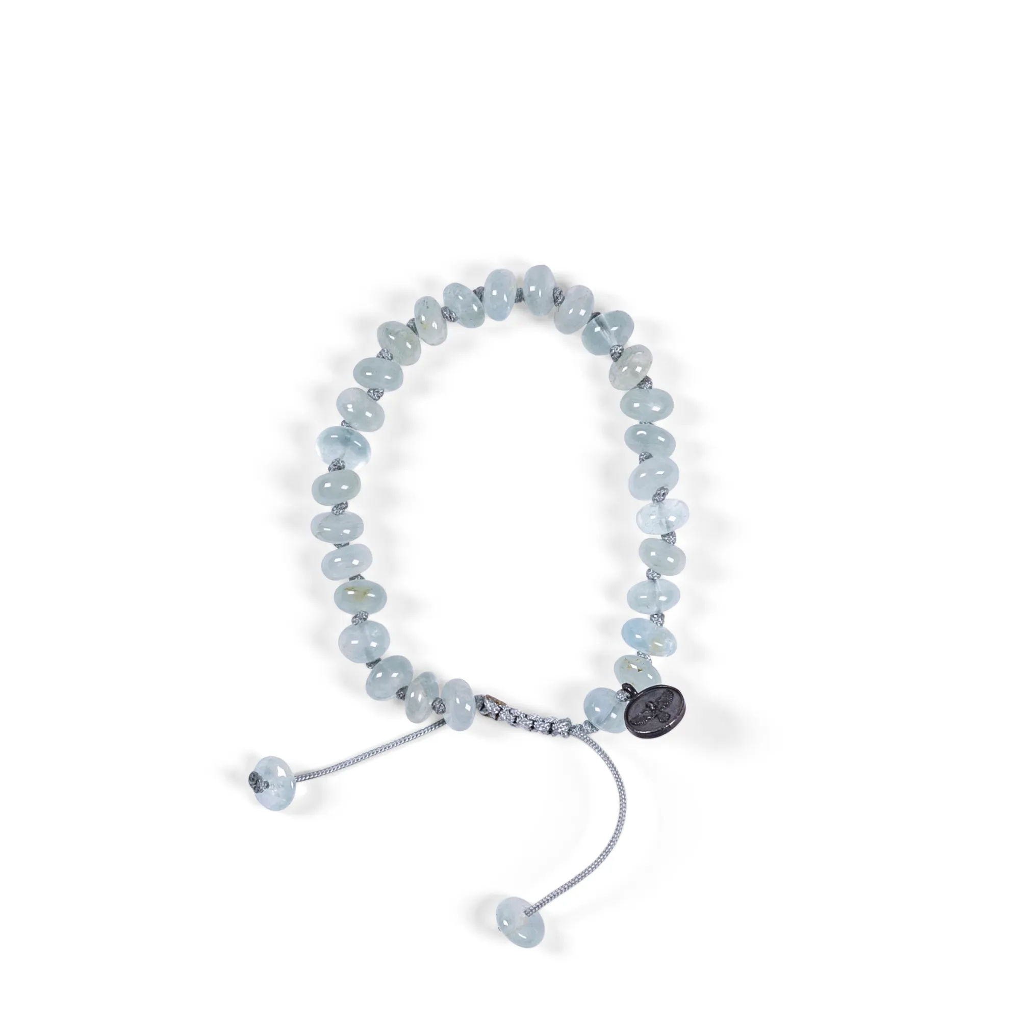 Aquamarine Smooth Bracelet - 8mm