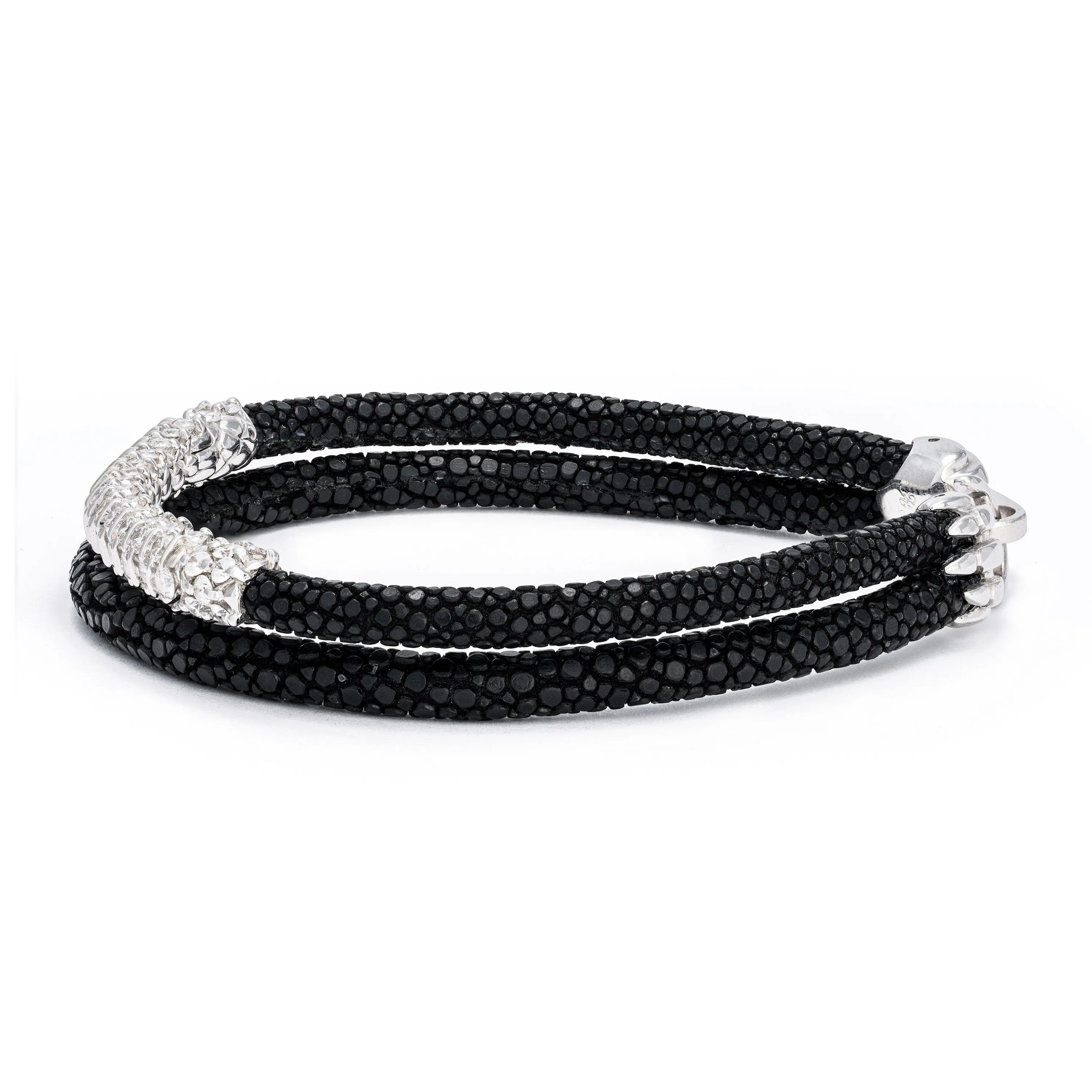 B472 StingHD White Gold Diamond Bar