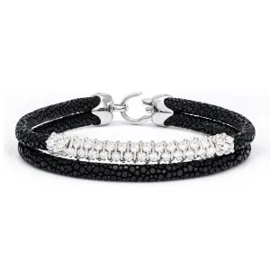 B472 StingHD White Gold Diamond Bar