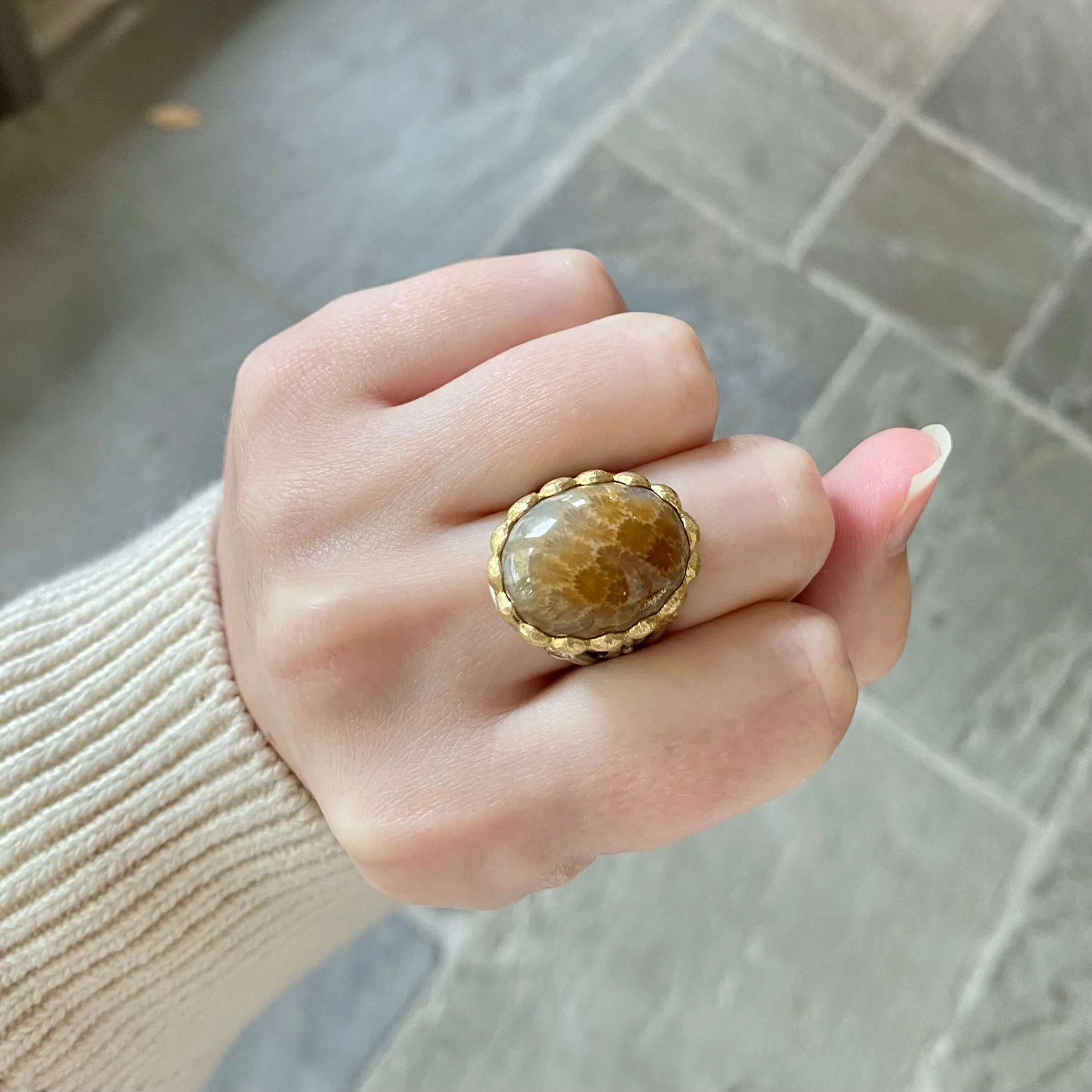 Bali Coral Ring