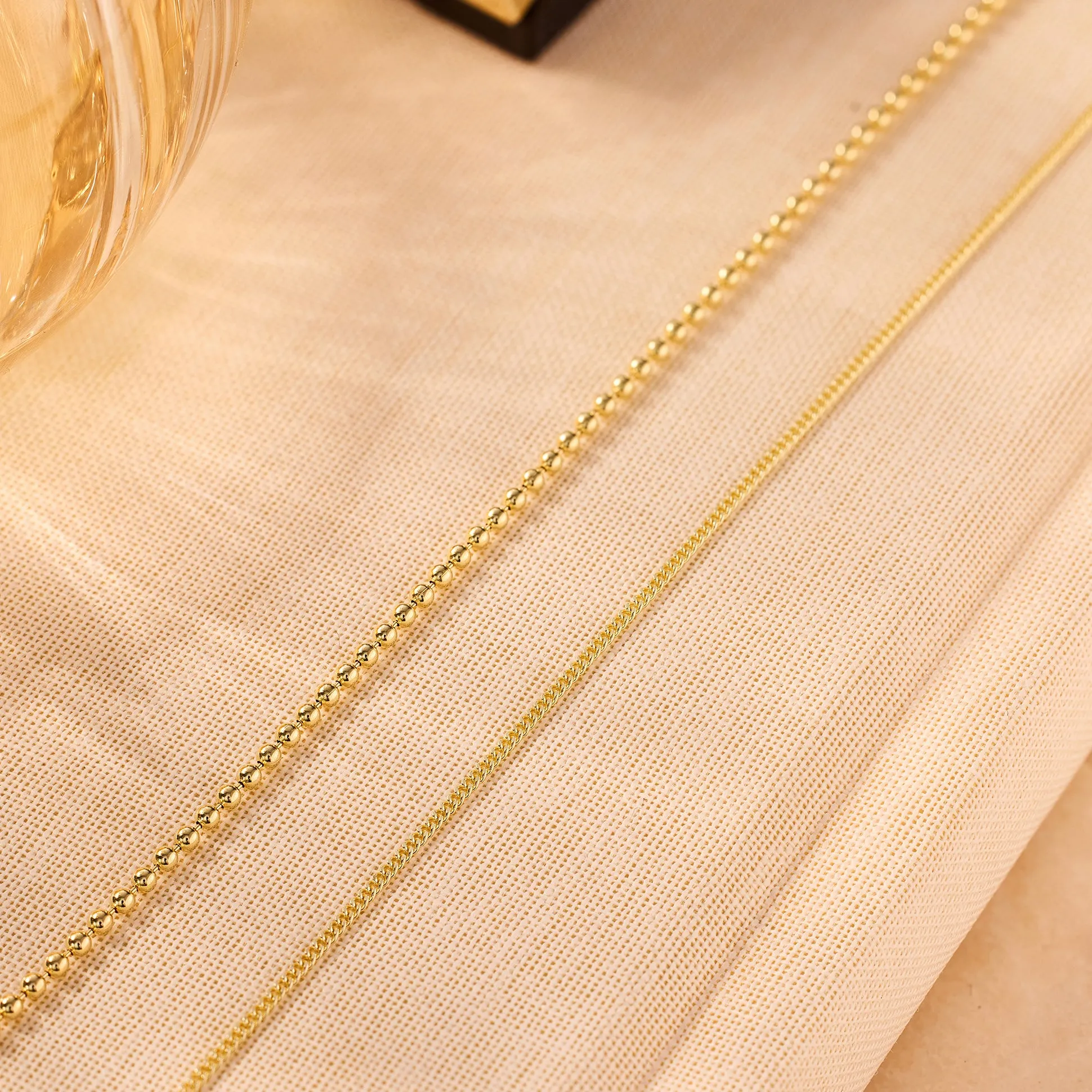 Beaded Baby Curb Bracelets Set