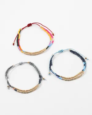 Beaded Drawstring Bracelet Beaded Drawstring Bracelet