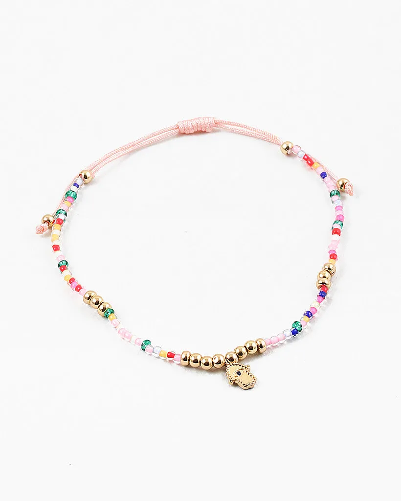 Beaded Hamsa Bracelet