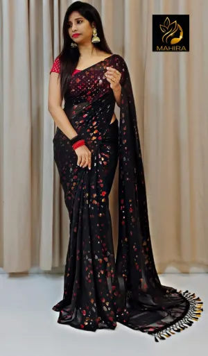 Beautiful Designer Georgette Saree