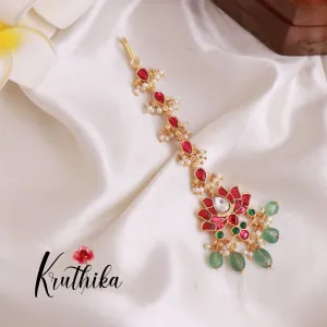 Beautiful Jadau Maang Tika MT230