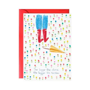 'Big Beautiful Rainbow' Greeting Card 'Big Beautiful Rainbow' Greeting Card