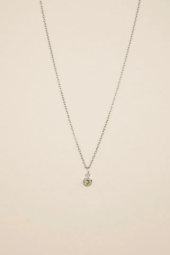 BIJOU Birthstone Sterling Silver Necklace