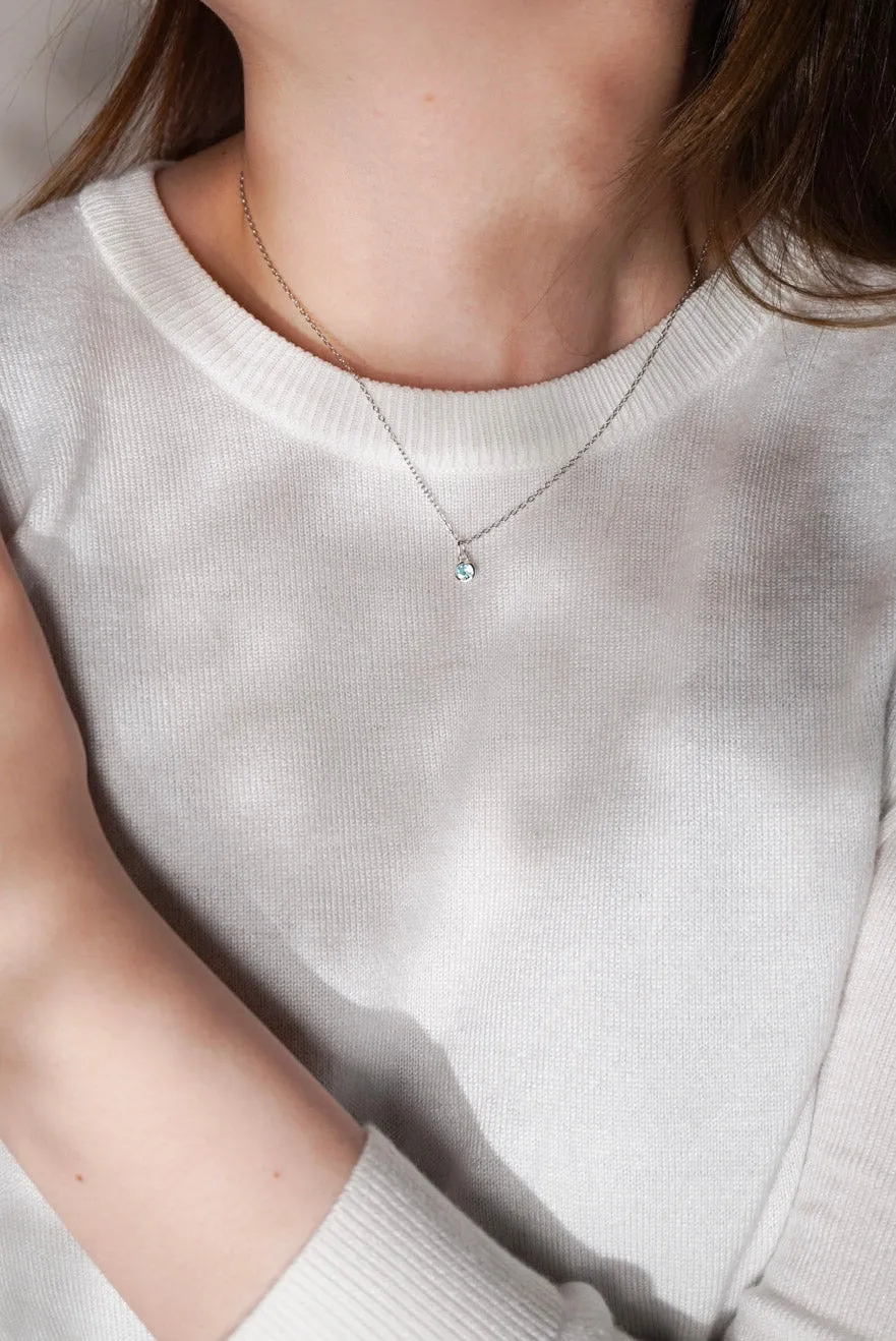 BIJOU Birthstone Sterling Silver Necklace