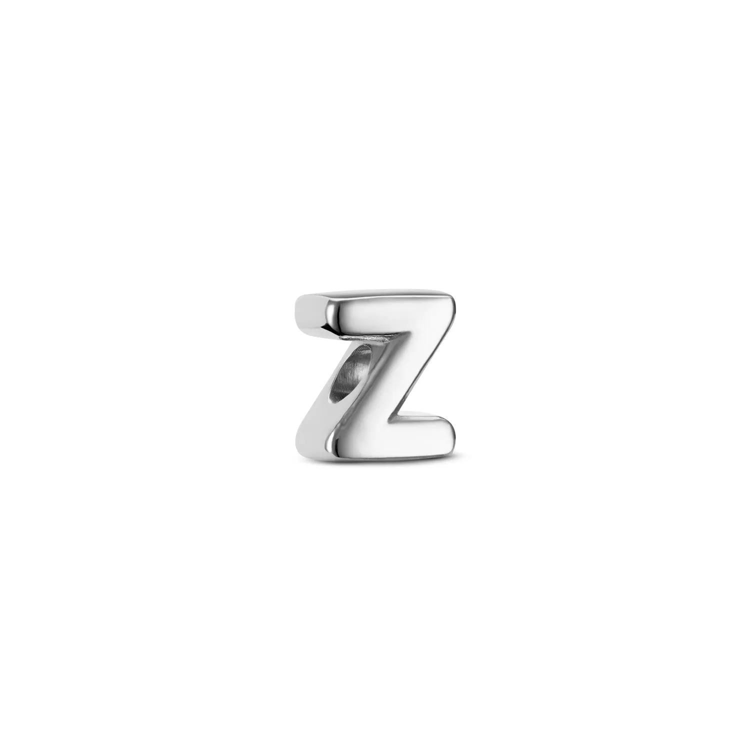 Bubble Initial Bracelet Charm (Silver)
