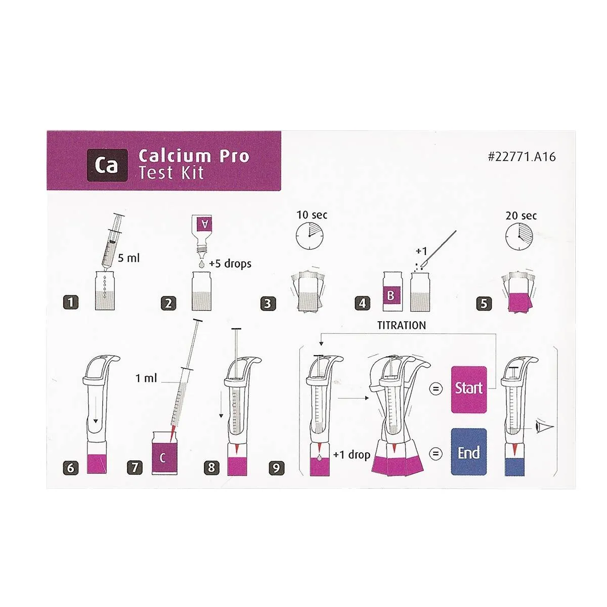 Calcium Pro Test Kit - Red Sea