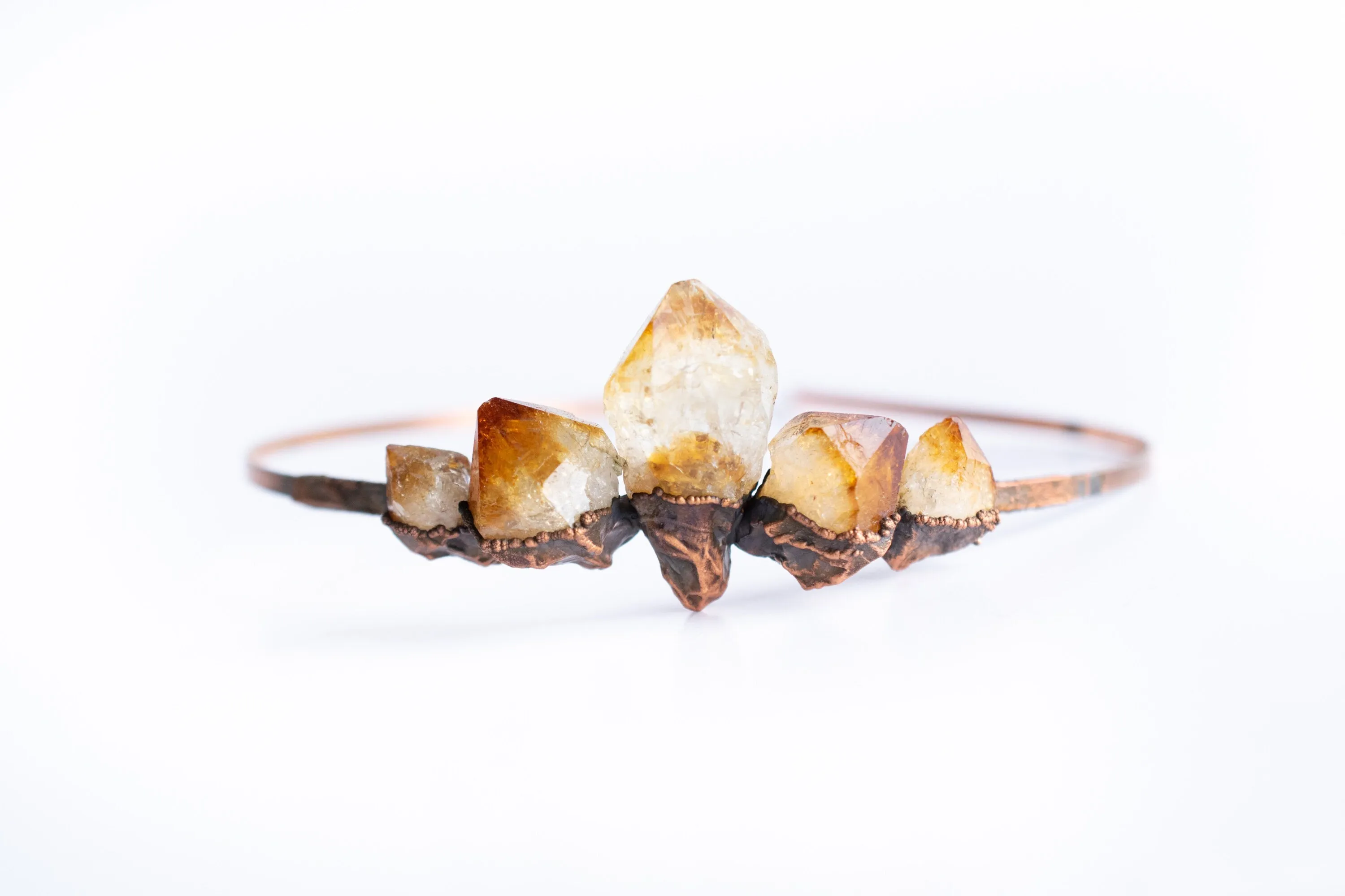 Citrine crown | Raw citrine crown | Citrine tiara