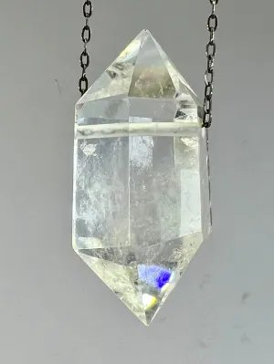 Clear Quartz Crystal Necklace