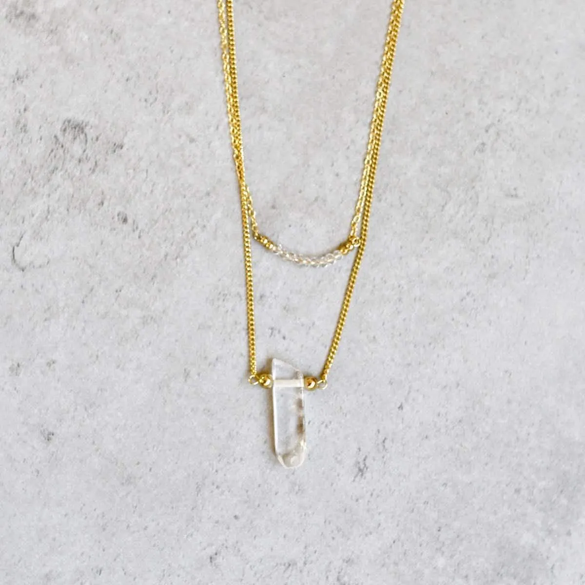 Clear Quartz Necklace
