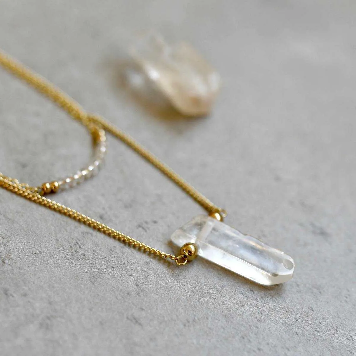 Clear Quartz Necklace