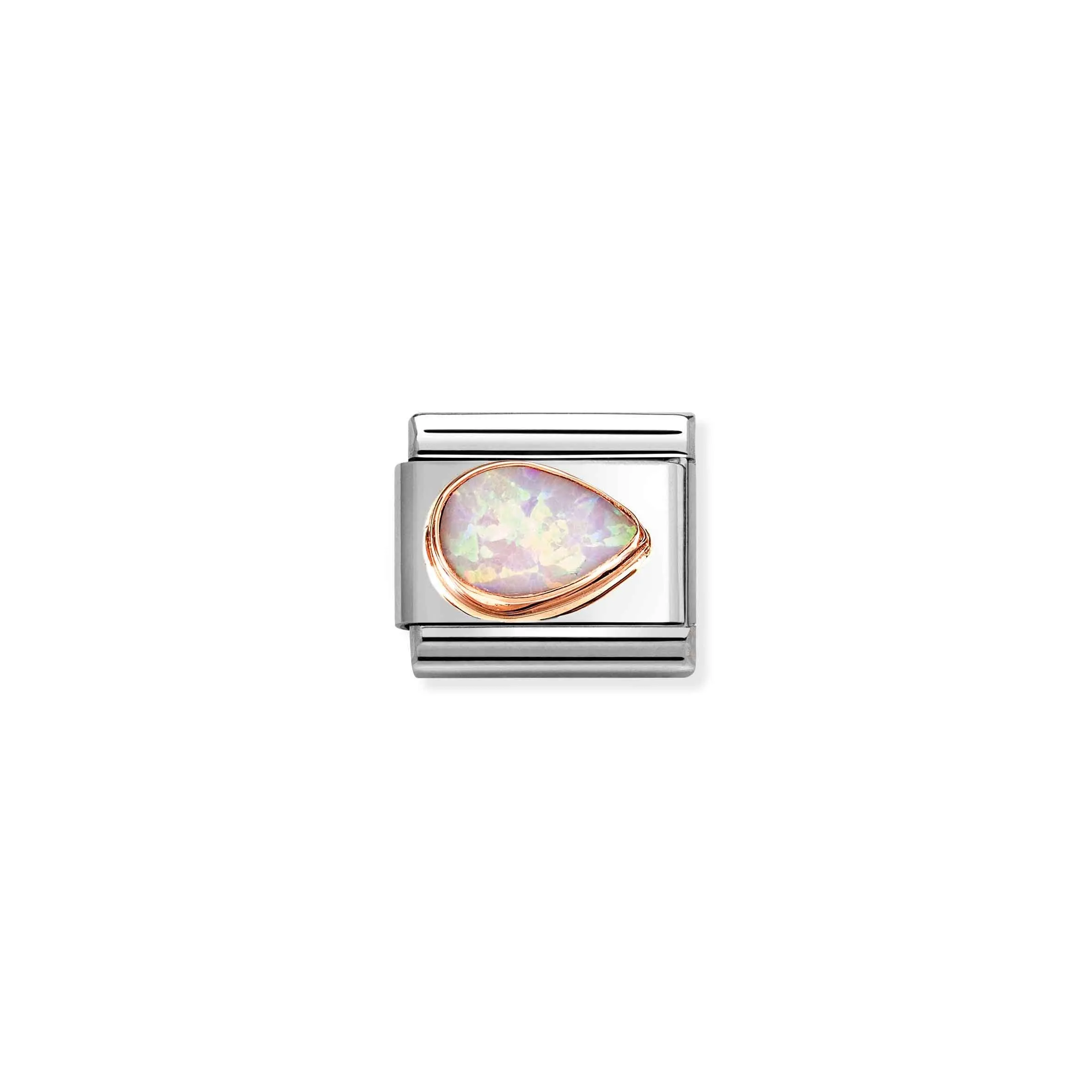 Composable Classic Pink Opal Drop, Right - Rose Gold - 430514/38