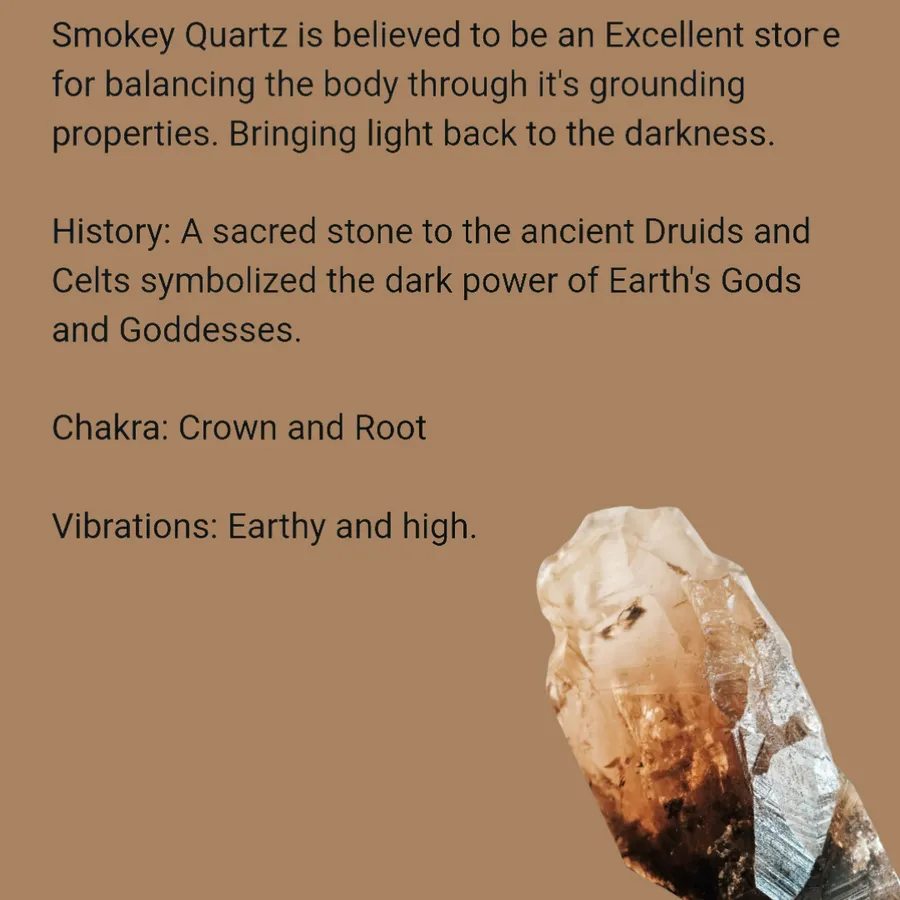 Copper wrapped, Tree of life, Smokey Quartz,Necklace