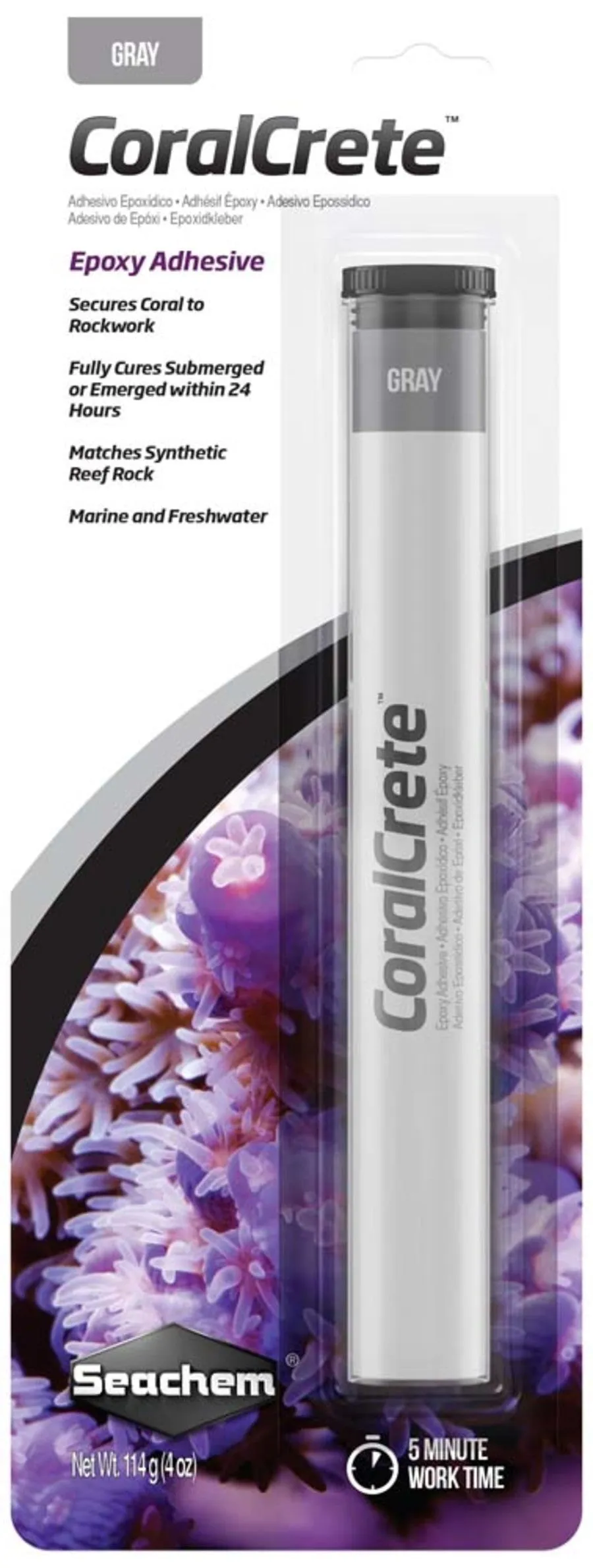 CoralCrete Epoxy Adhesive - Gray