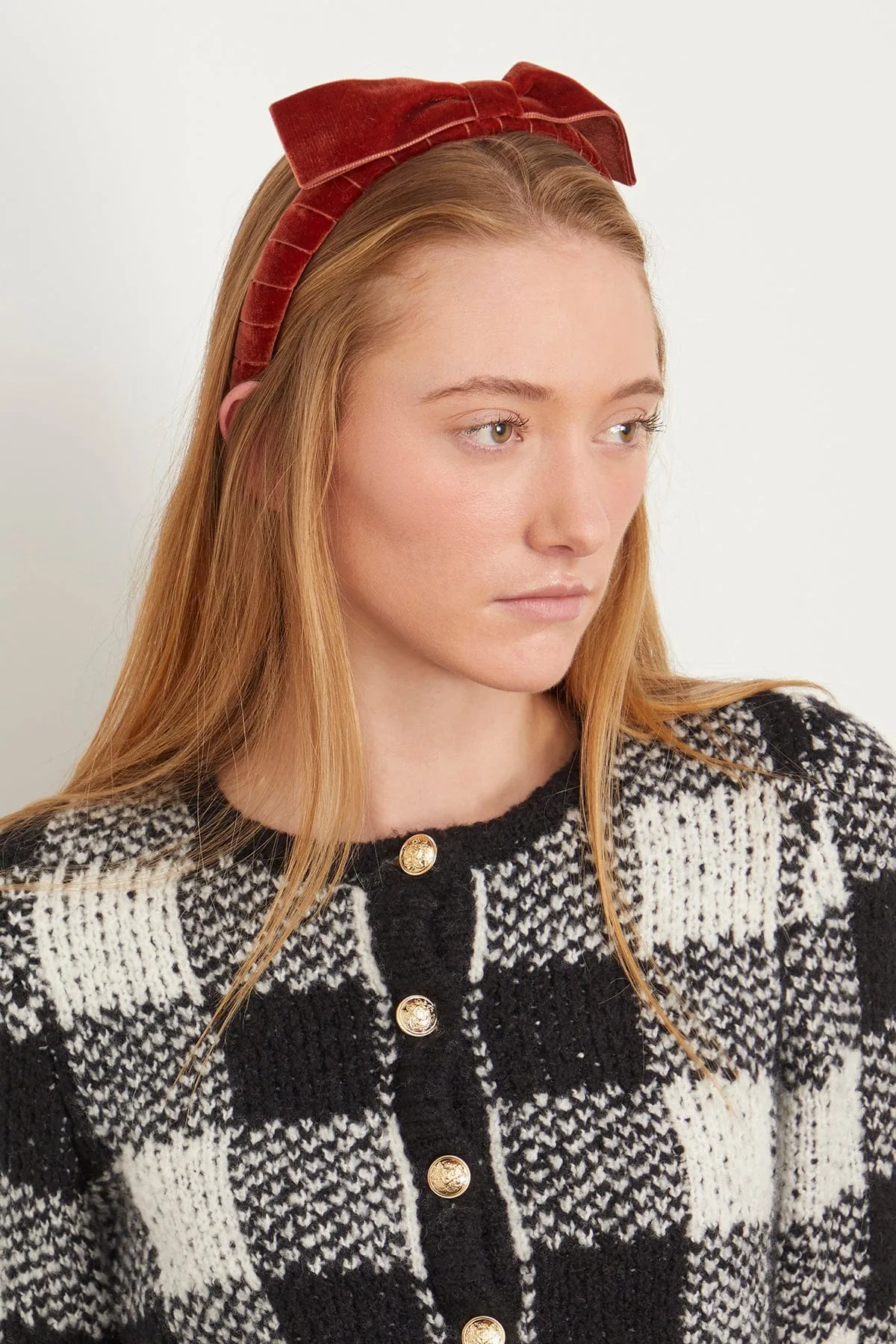 Corinne Headband in Rust