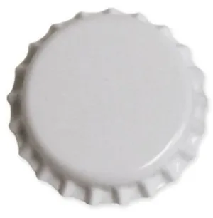 Crown Caps with Oxy-Liner, White, ~150 Count