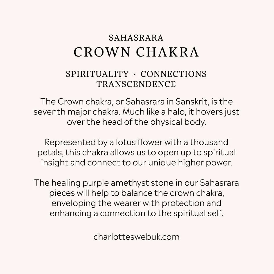 Crown Chakra Pendant - Gold