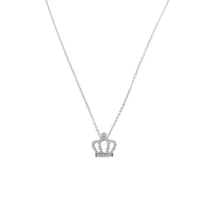 Crown Cubic Zirconia Necklace
