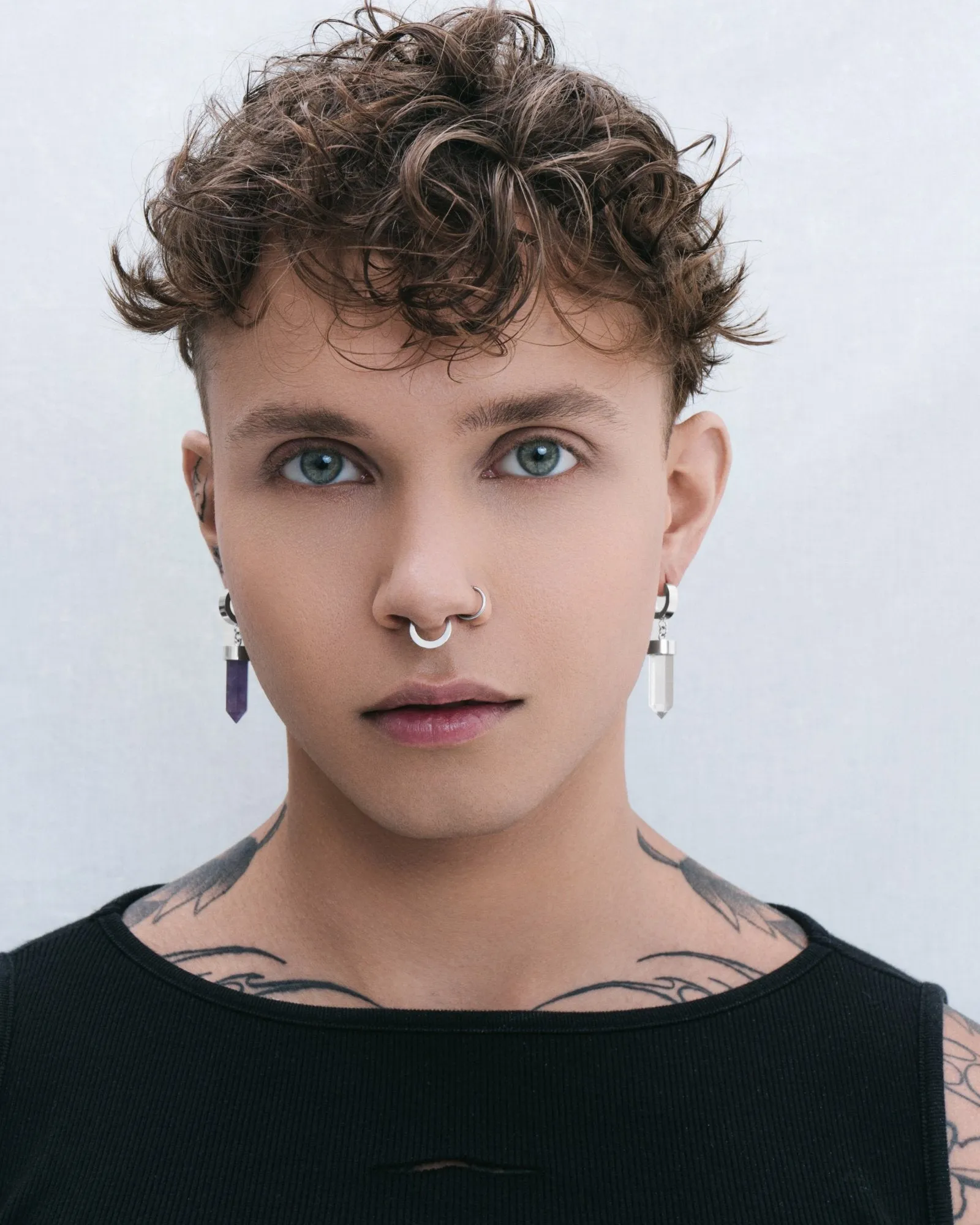 Crystal Bullet Earrings