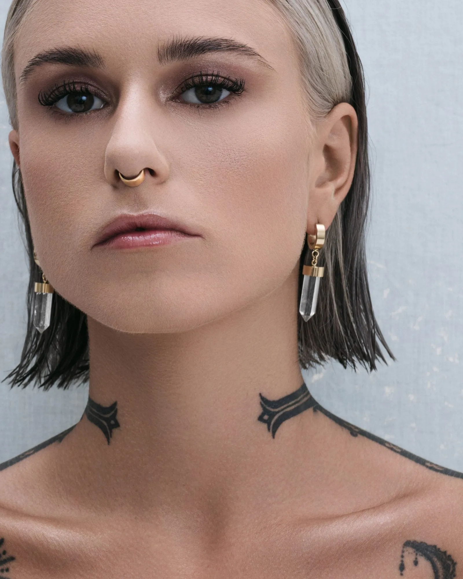 Crystal Bullet Earrings