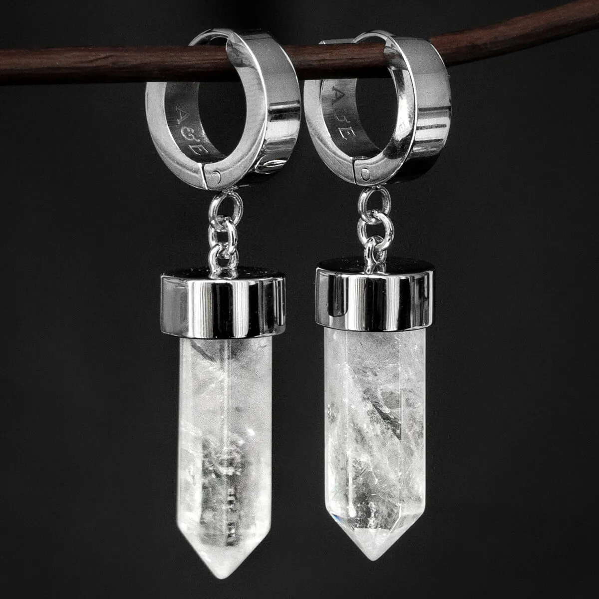 Crystal Bullet Earrings