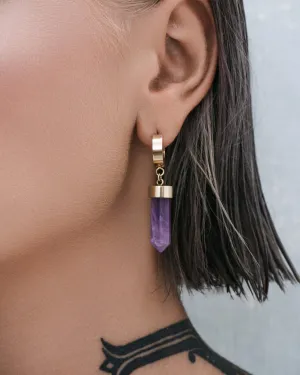 Crystal Bullet Earrings