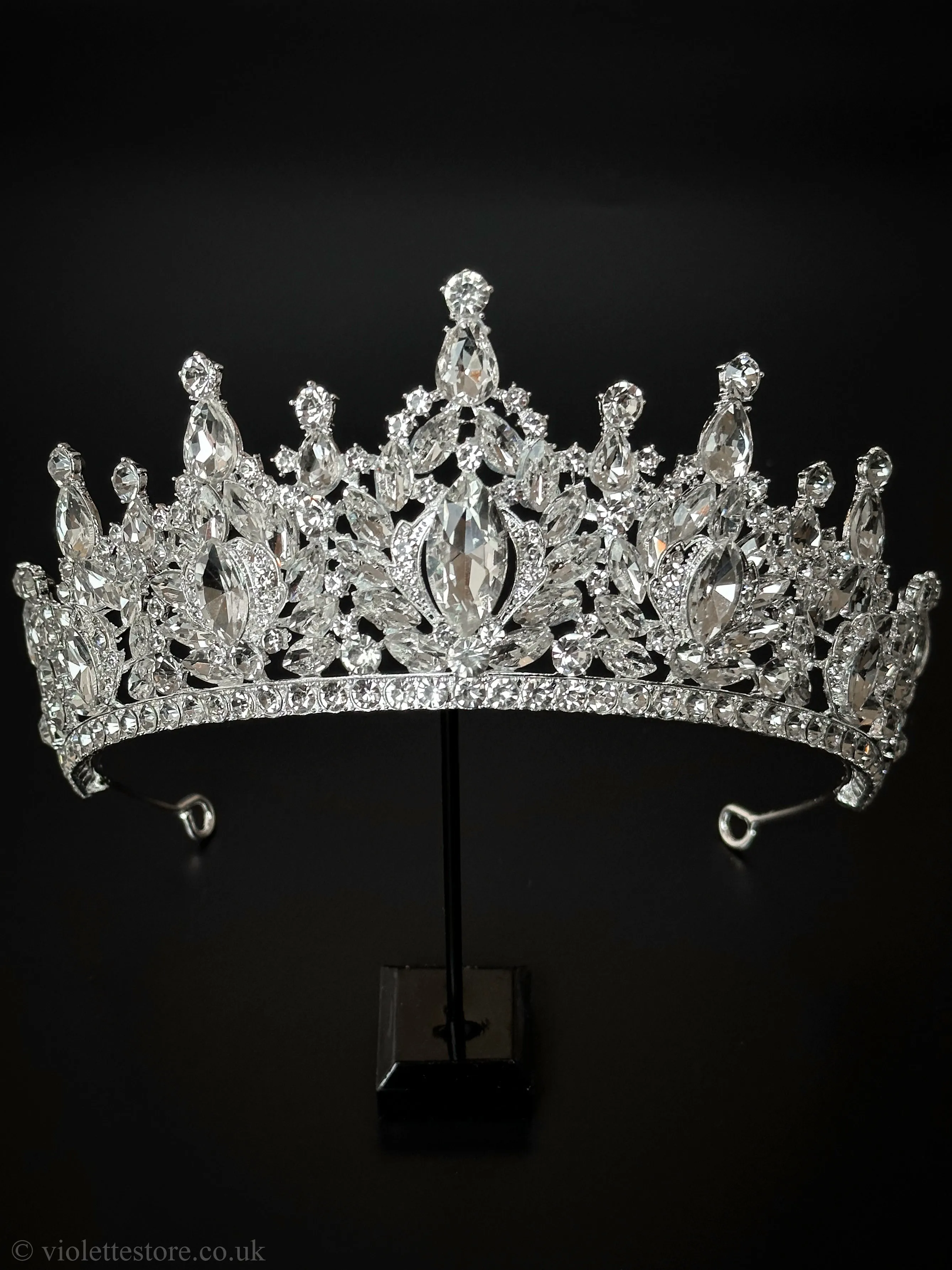 Crystal Silver Tiara