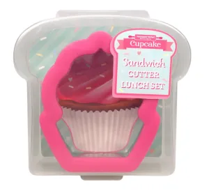 Cupcake Sandwich Cutter Lunch Set